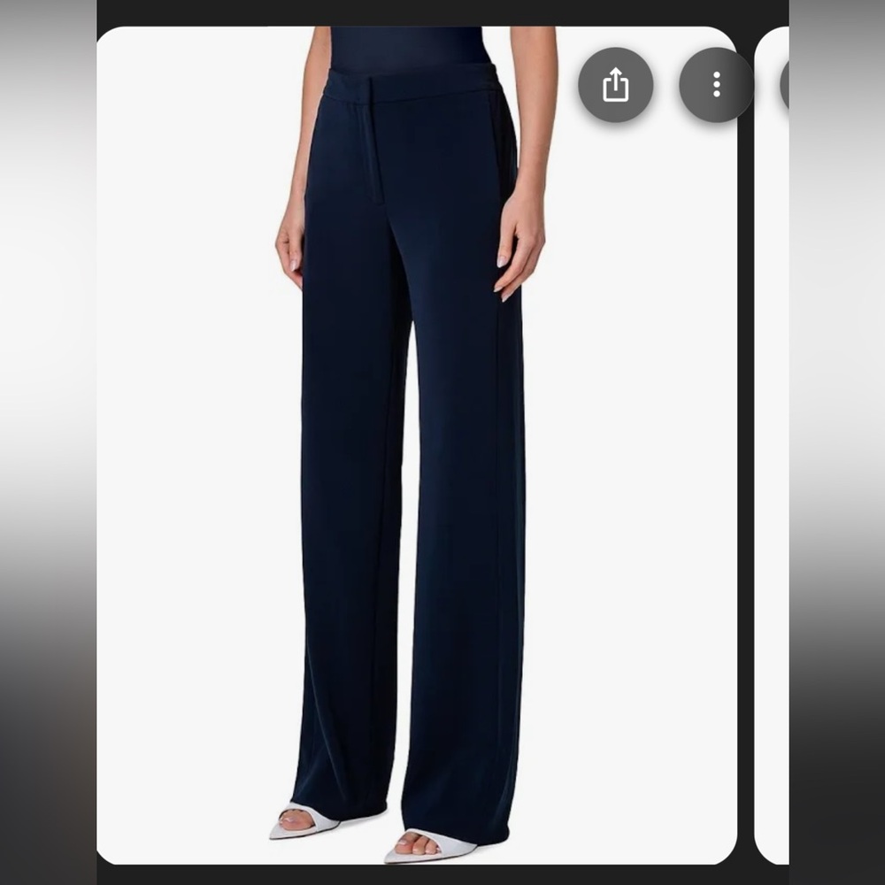 NWT Akris Punto navy Marla trouser size 14